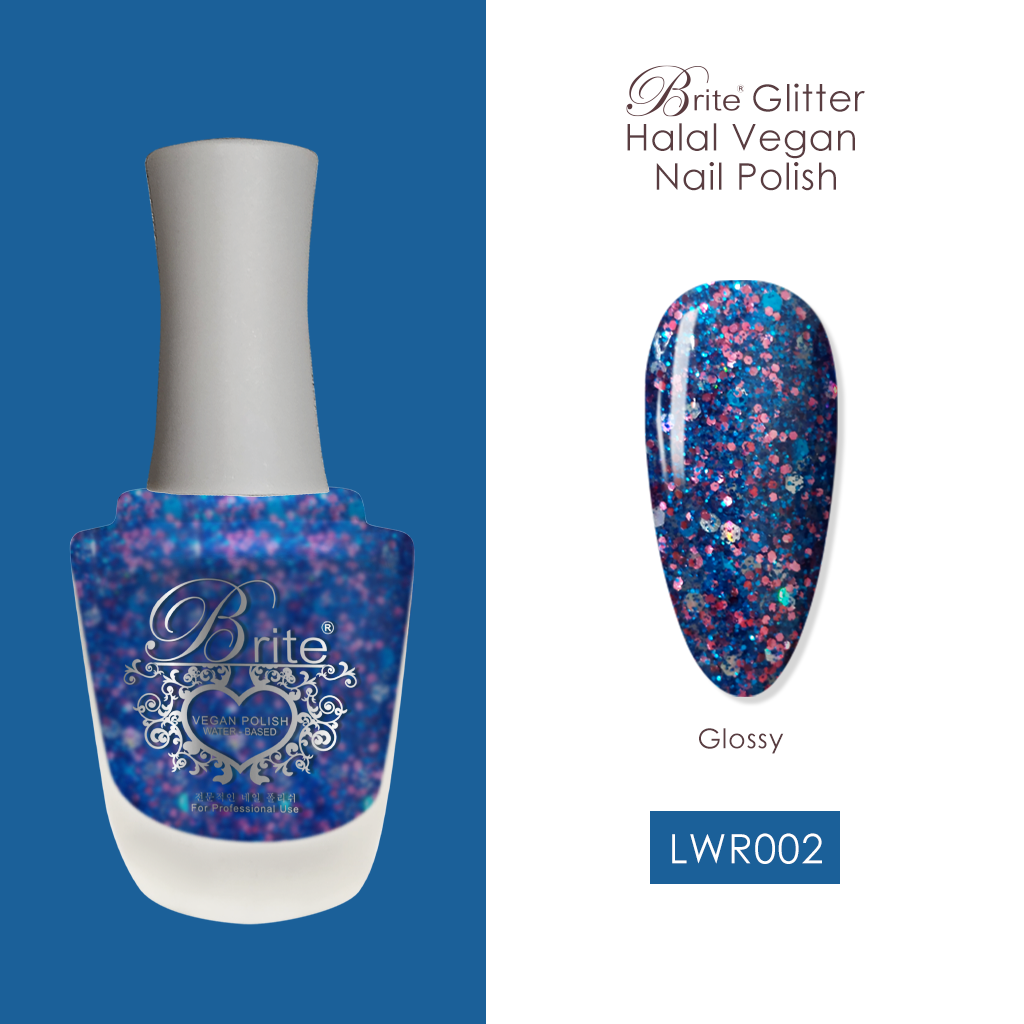 Brite Halal Vegan Nail Polish (Blue Series)