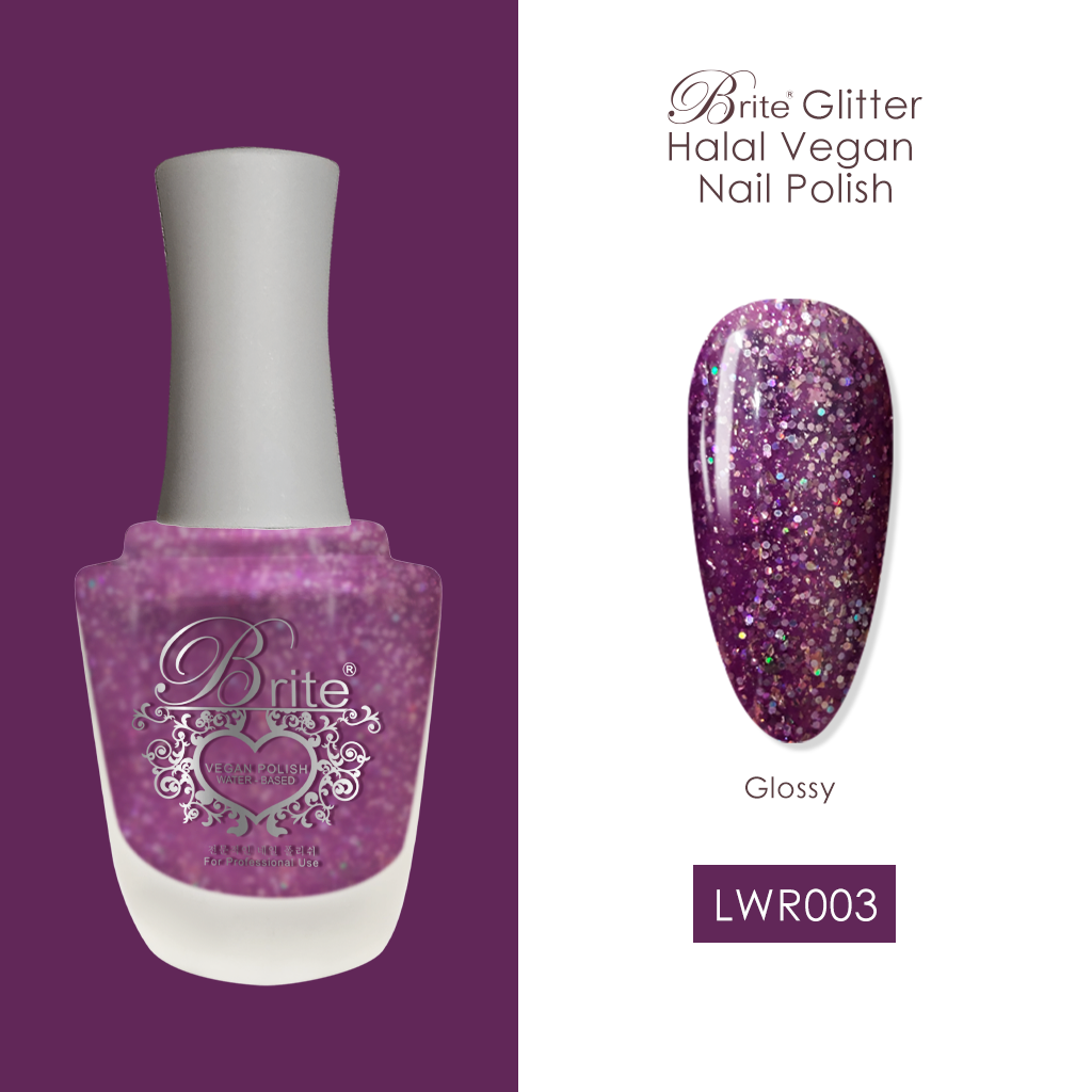 Brite Halal Vegan Nail Polish (Purple Series)