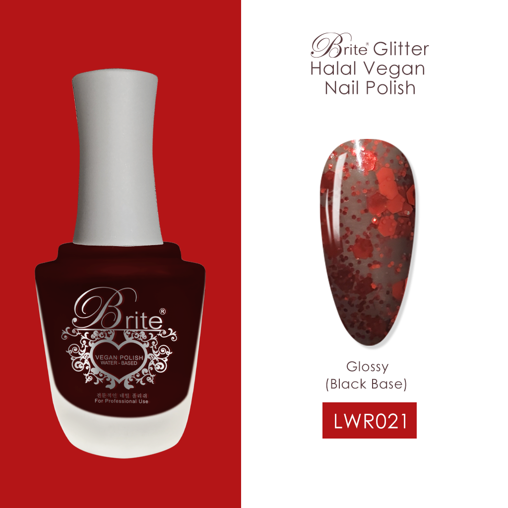 Brite Halal Vegan Nail Polish (Red Series)