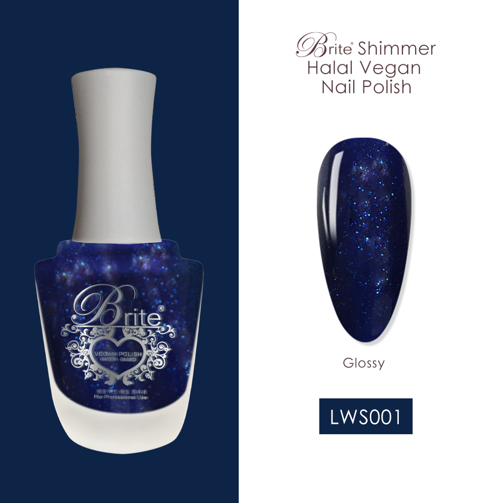 Brite Halal Vegan Nail Polish (Blue Series)