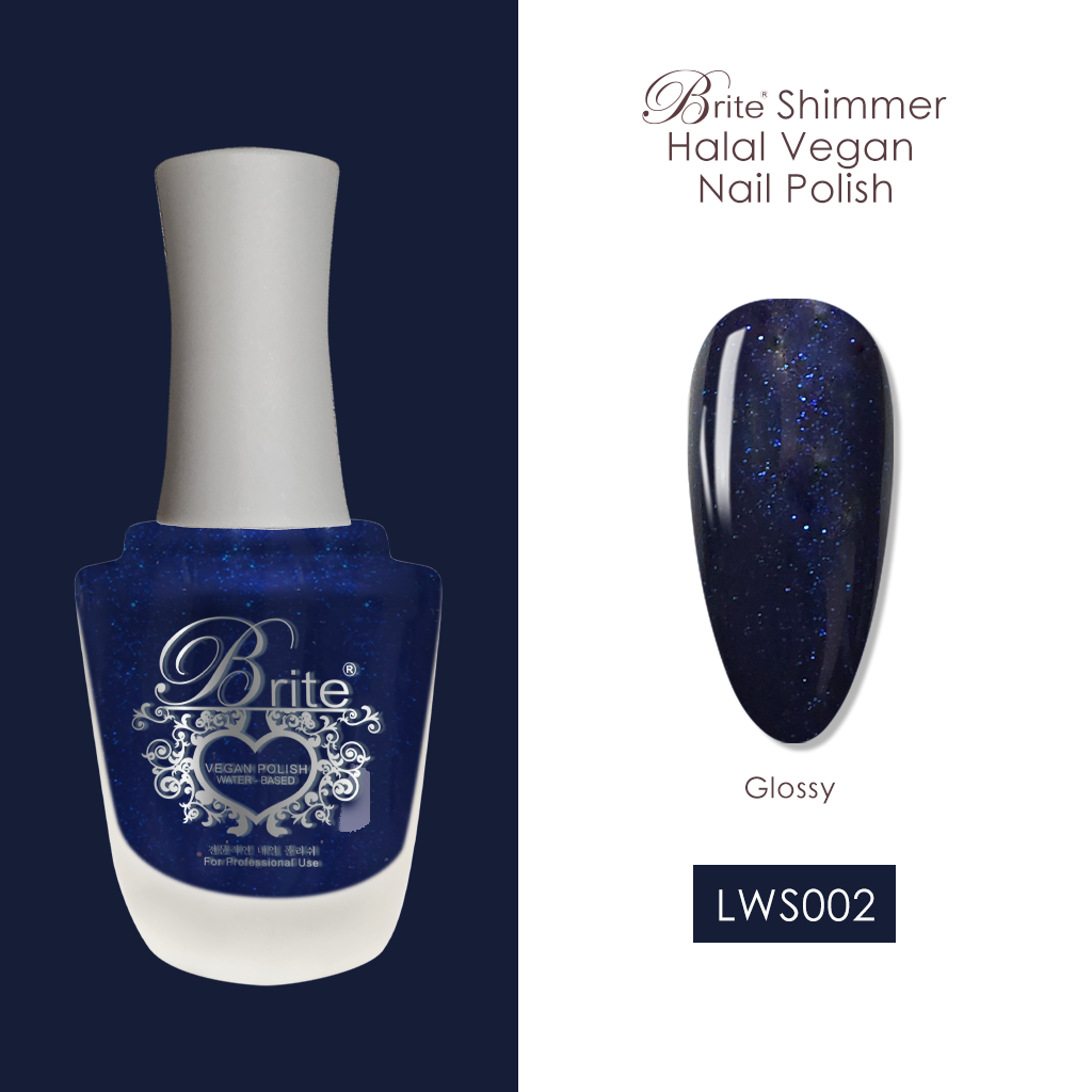 Brite Halal Vegan Nail Polish (Blue Series)