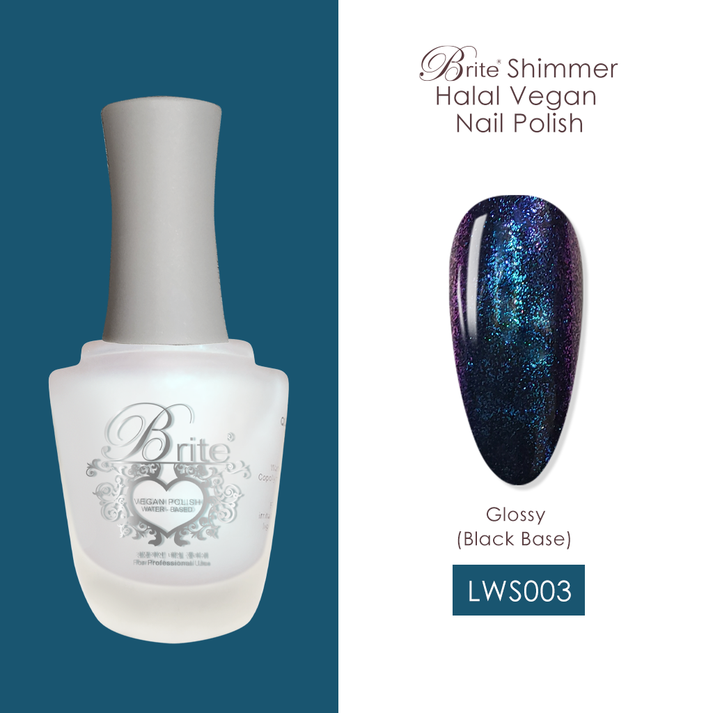 Brite Halal Vegan Nail Polish (Blue Series)