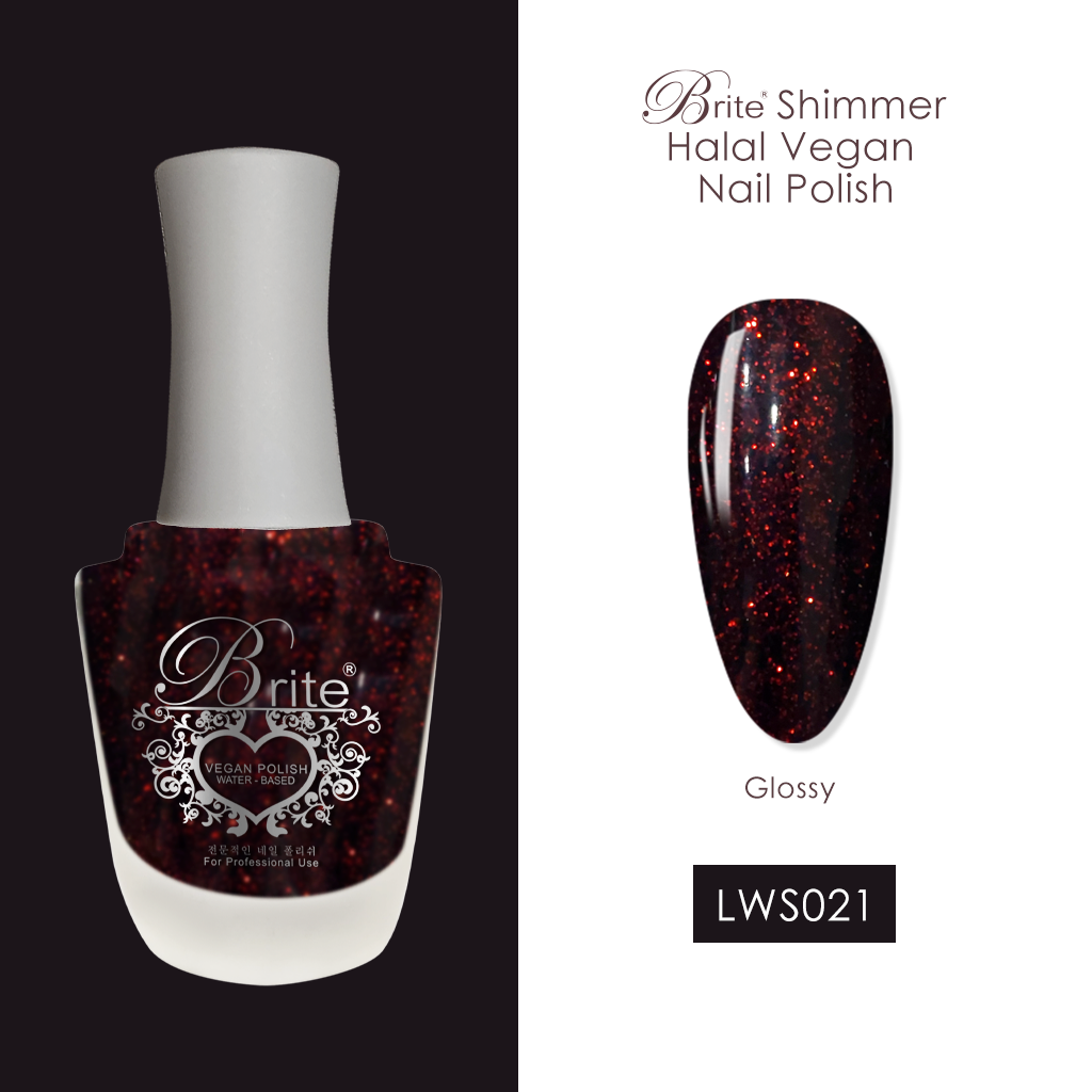 Brite Halal Vegan Nail Polish (Red Series)