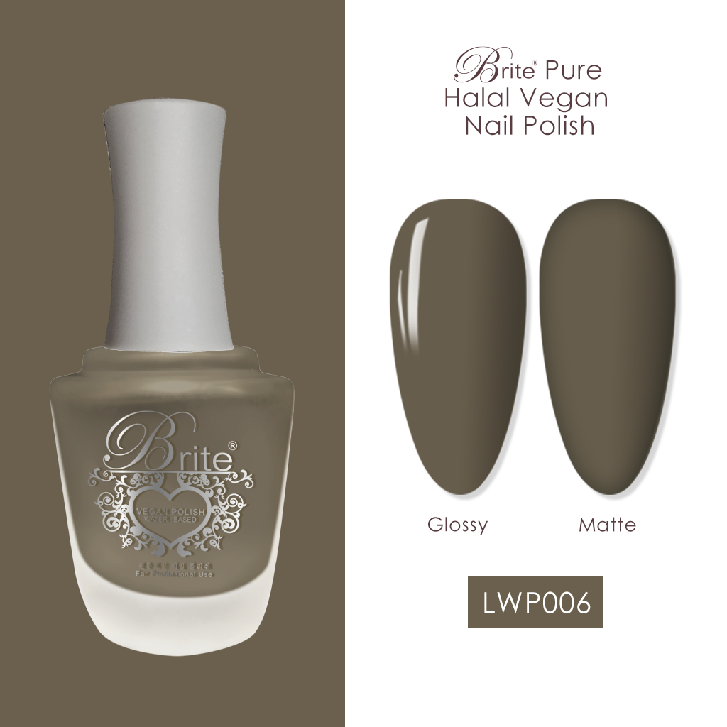 Brite Halal Vegan Nail Polish (Grey Series)