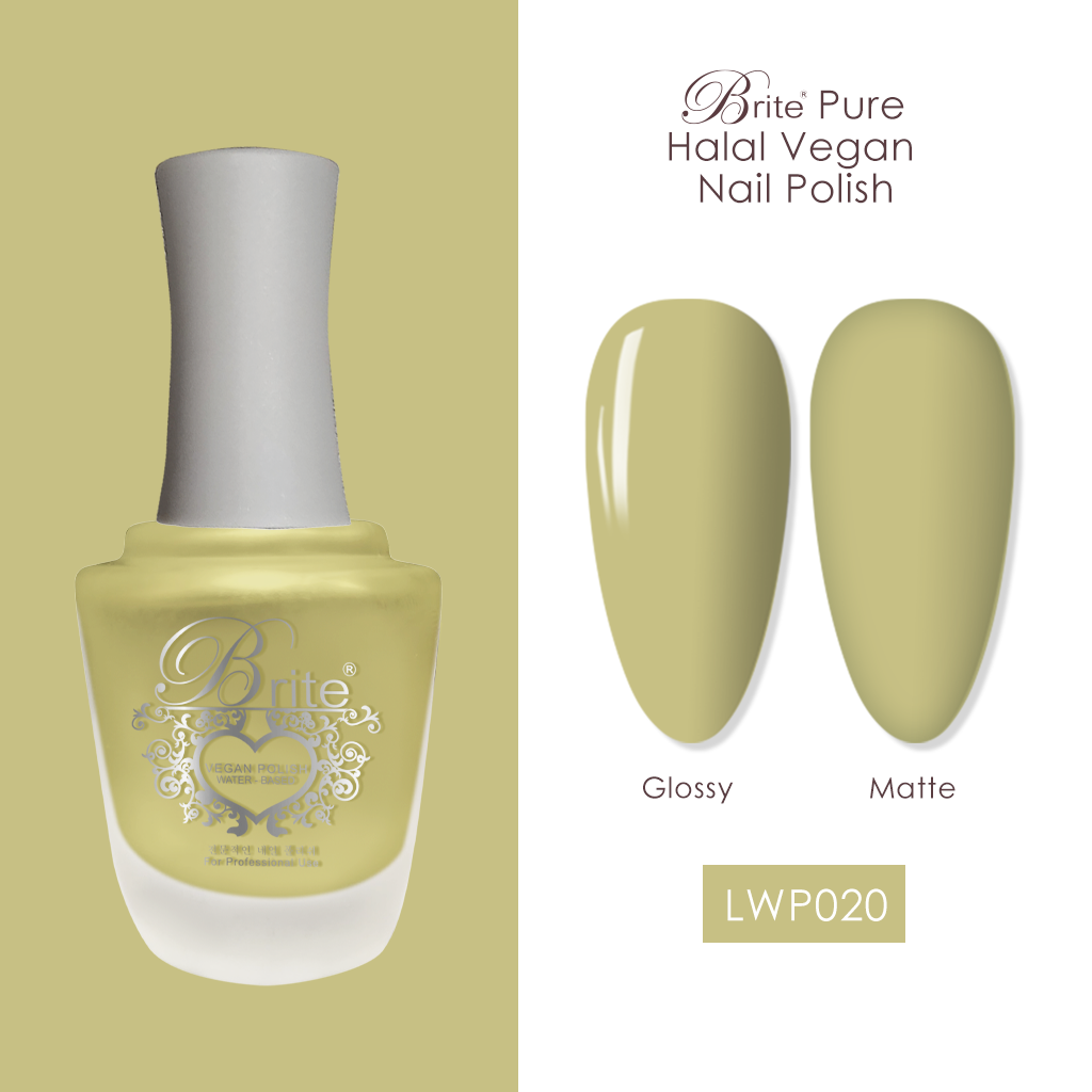 Brite Halal Vegan Nail Polish (Green Series)