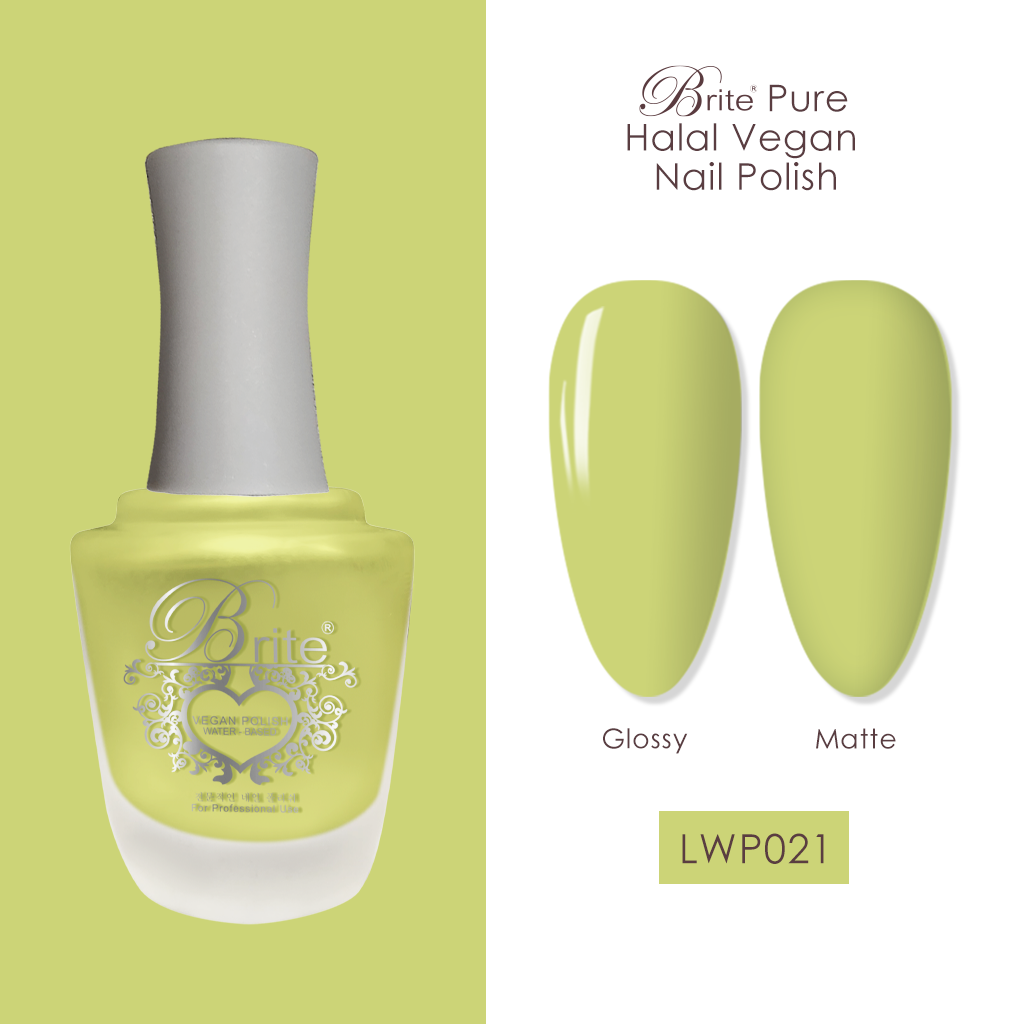 Brite Halal Vegan Nail Polish (Green Series)