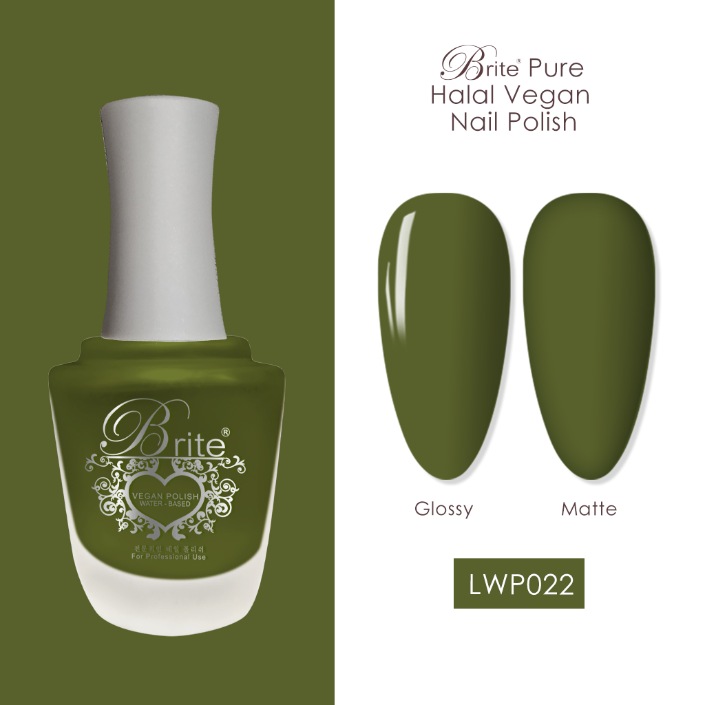 Brite Halal Vegan Nail Polish (Green Series)