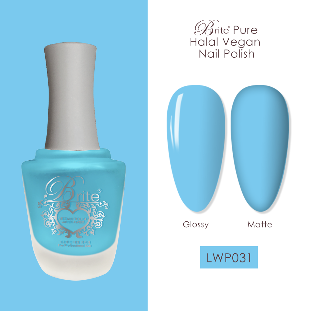 Brite Halal Vegan Nail Polish (Blue Series)