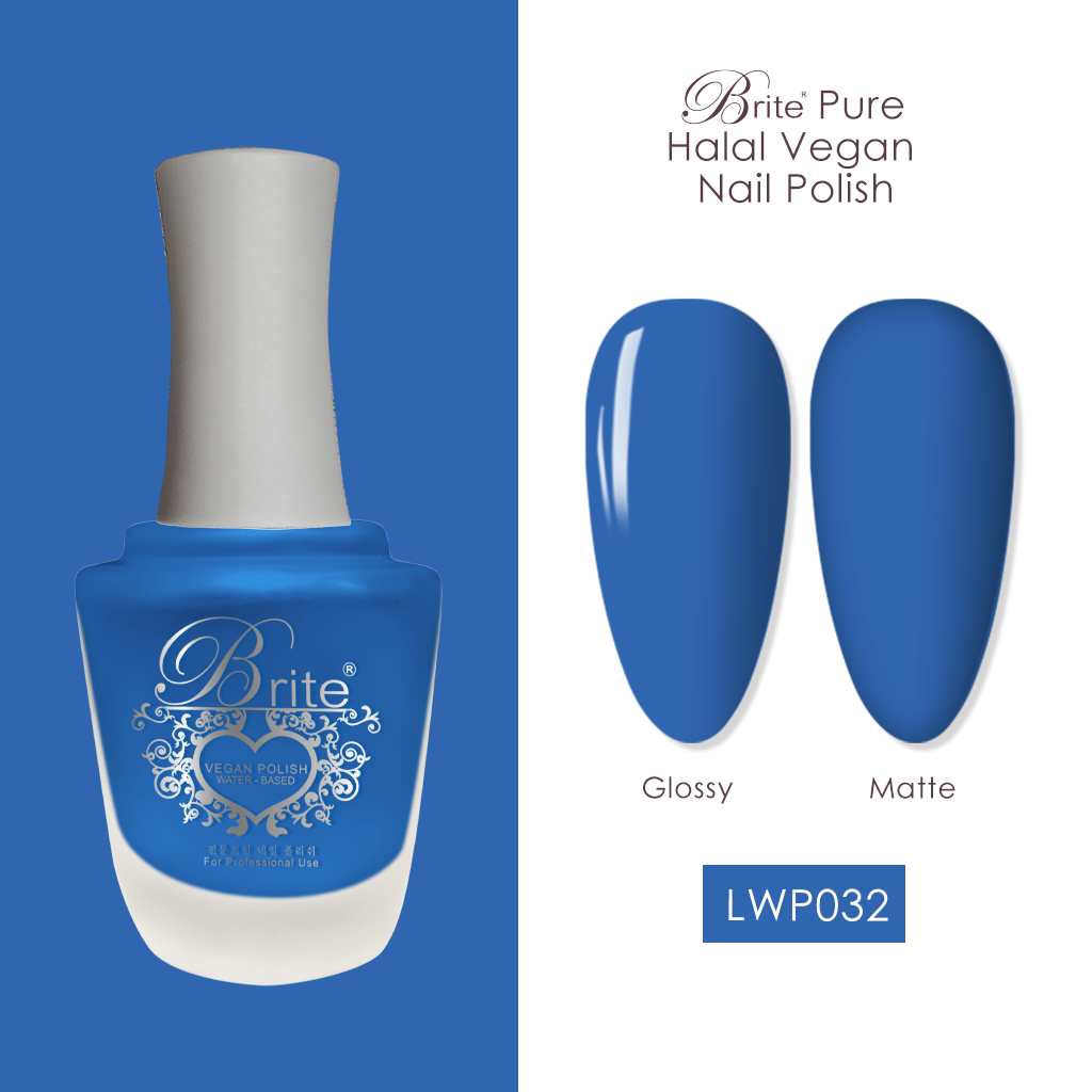 Brite Halal Vegan Nail Polish (Blue Series)