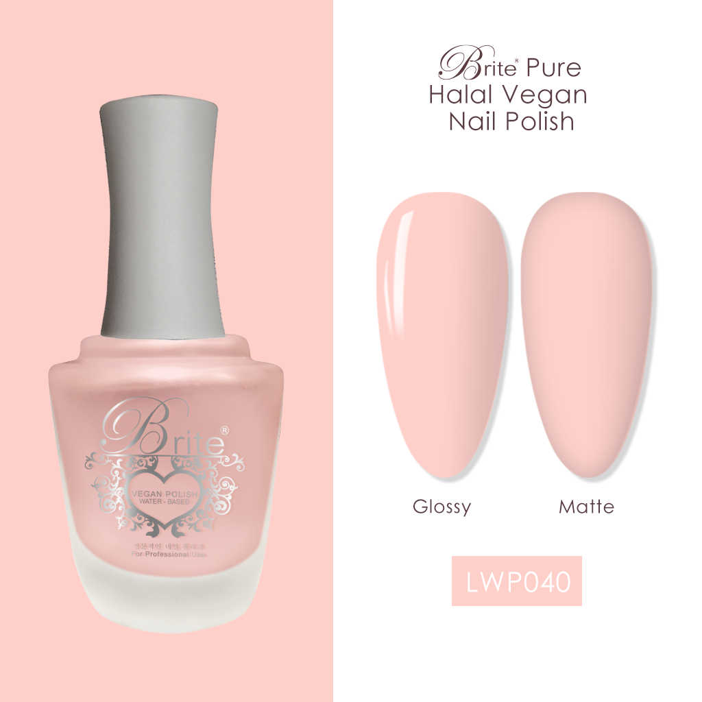 Brite Halal Vegan Nail Polish (Pink Series)