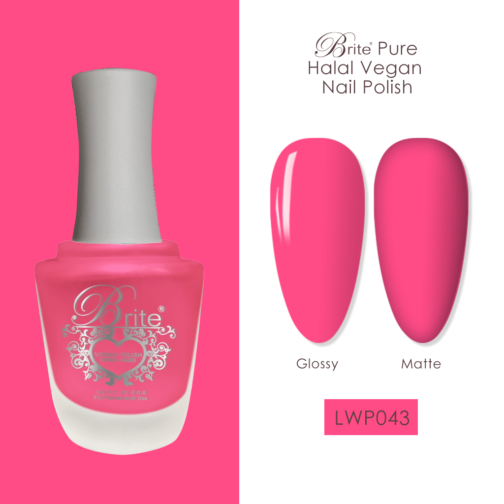 Brite Halal Vegan Nail Polish (Pink Series)