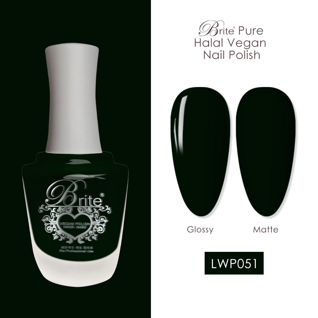 Brite Halal Vegan Nail Polish (Green Series)