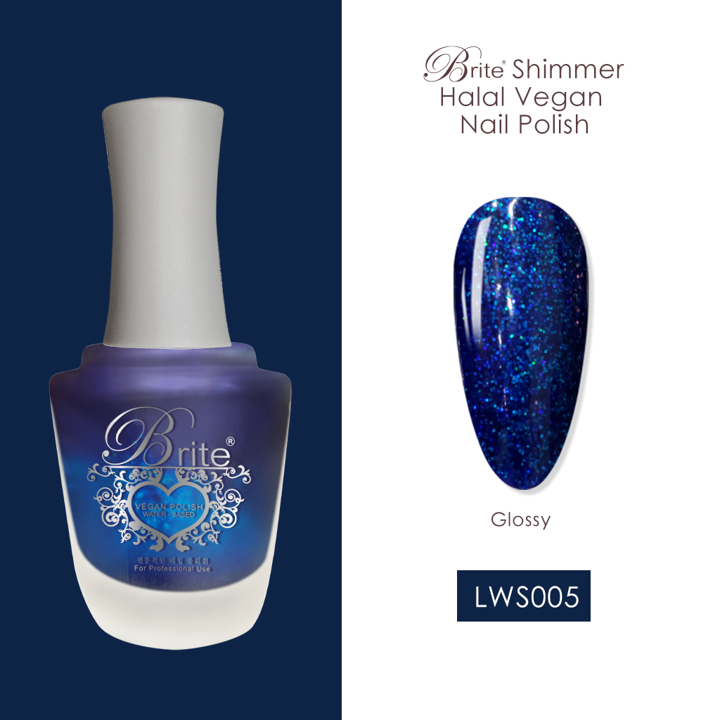 Brite Halal Vegan Nail Polish (Blue Series)