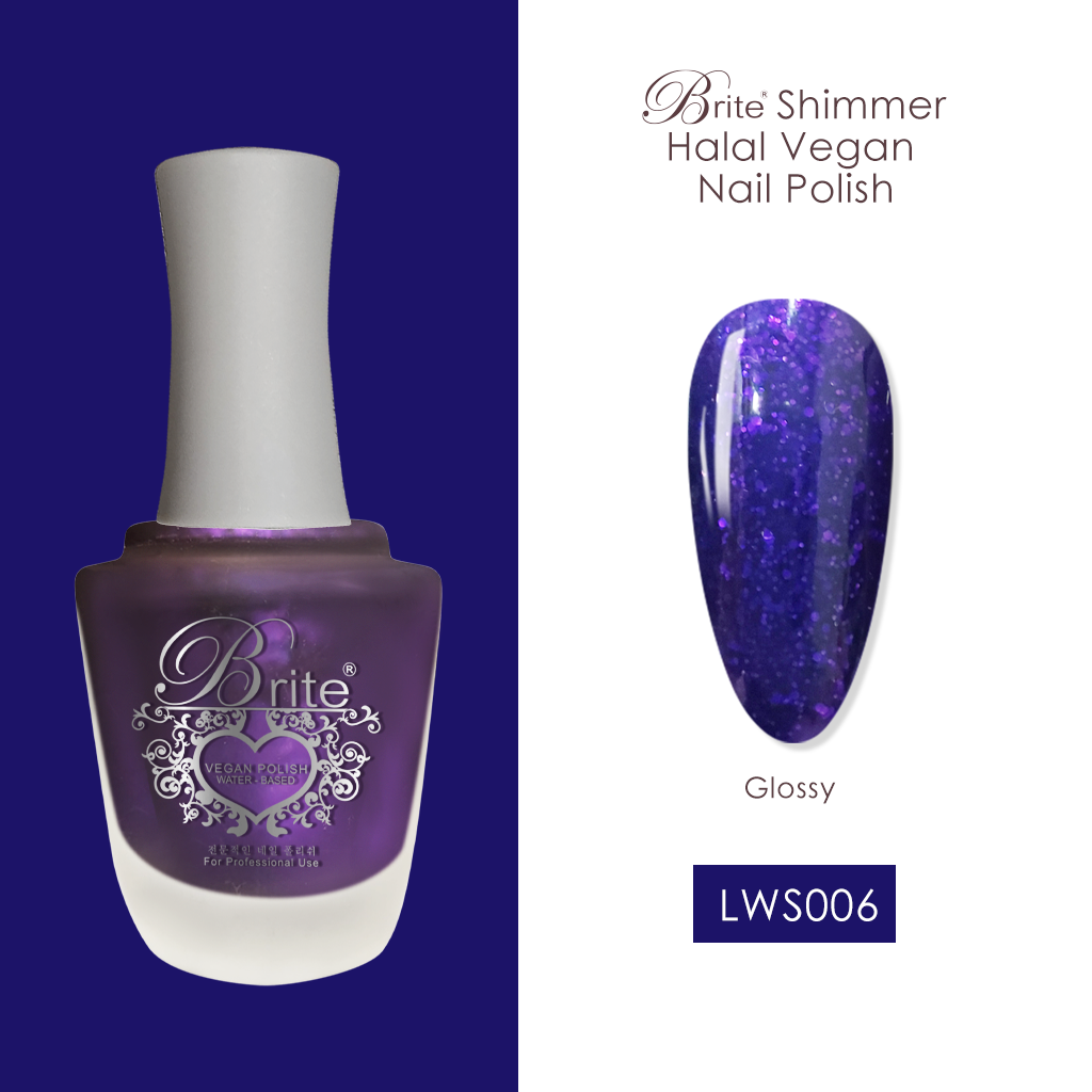 Brite Halal Vegan Nail Polish (Purple Series)