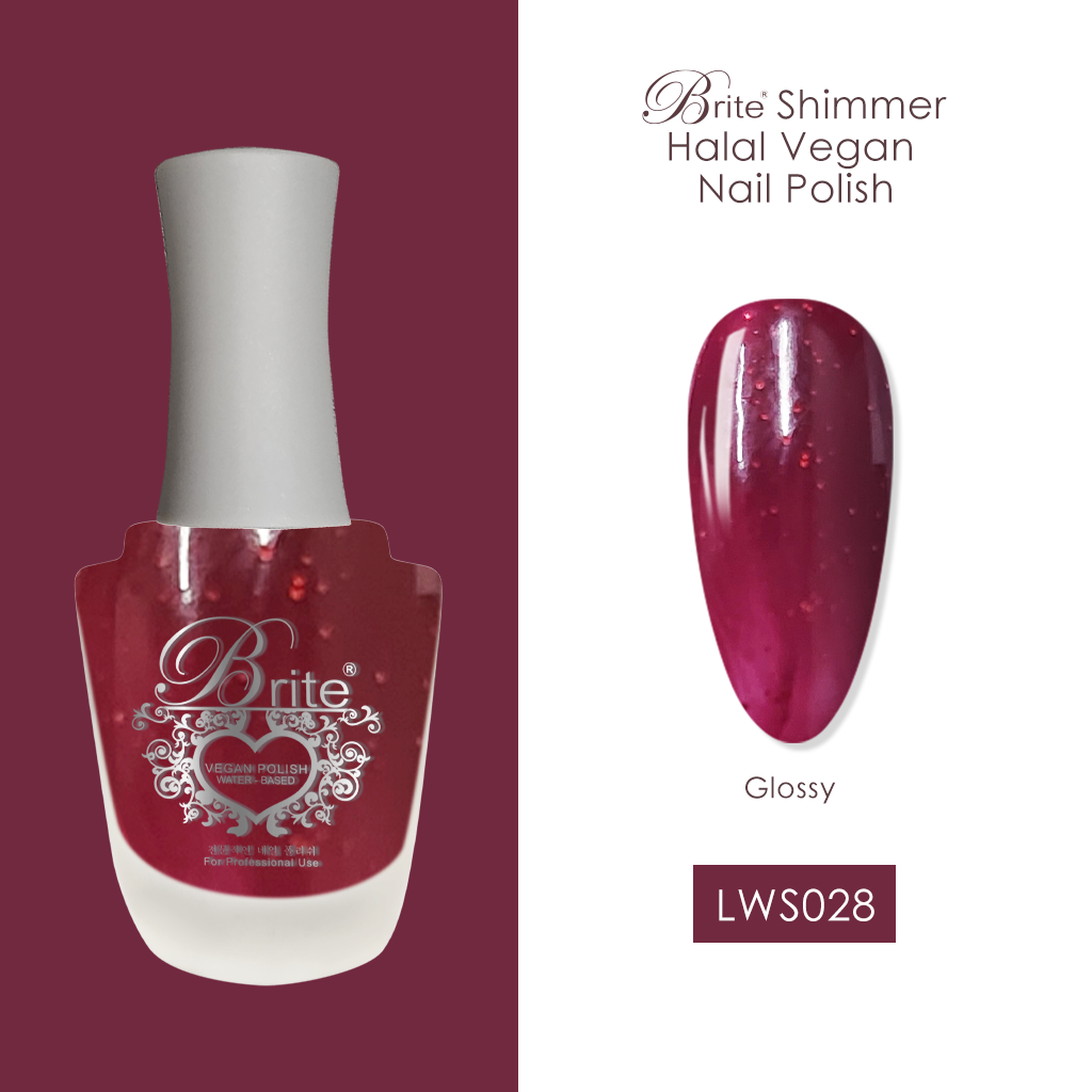 Brite Halal Vegan Nail Polish (Red Series)