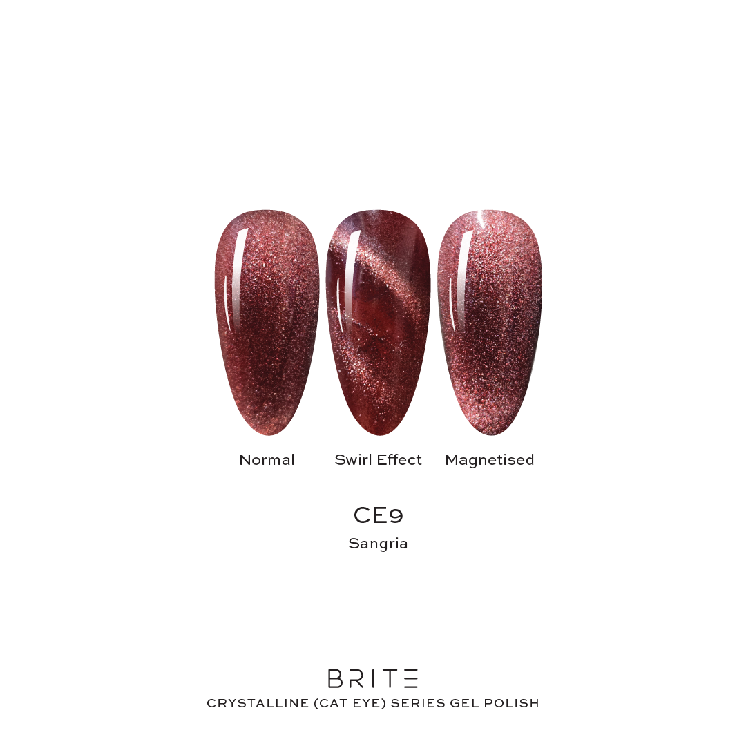 Brite Crystalline Cat Eye Gel Polish (CE7-CE22)