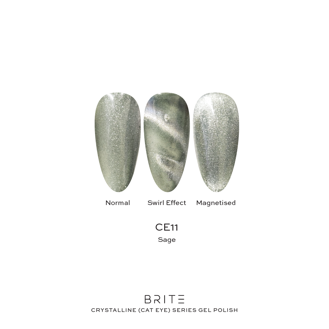 Brite Crystalline Cat Eye Gel Polish (CE7-CE22)