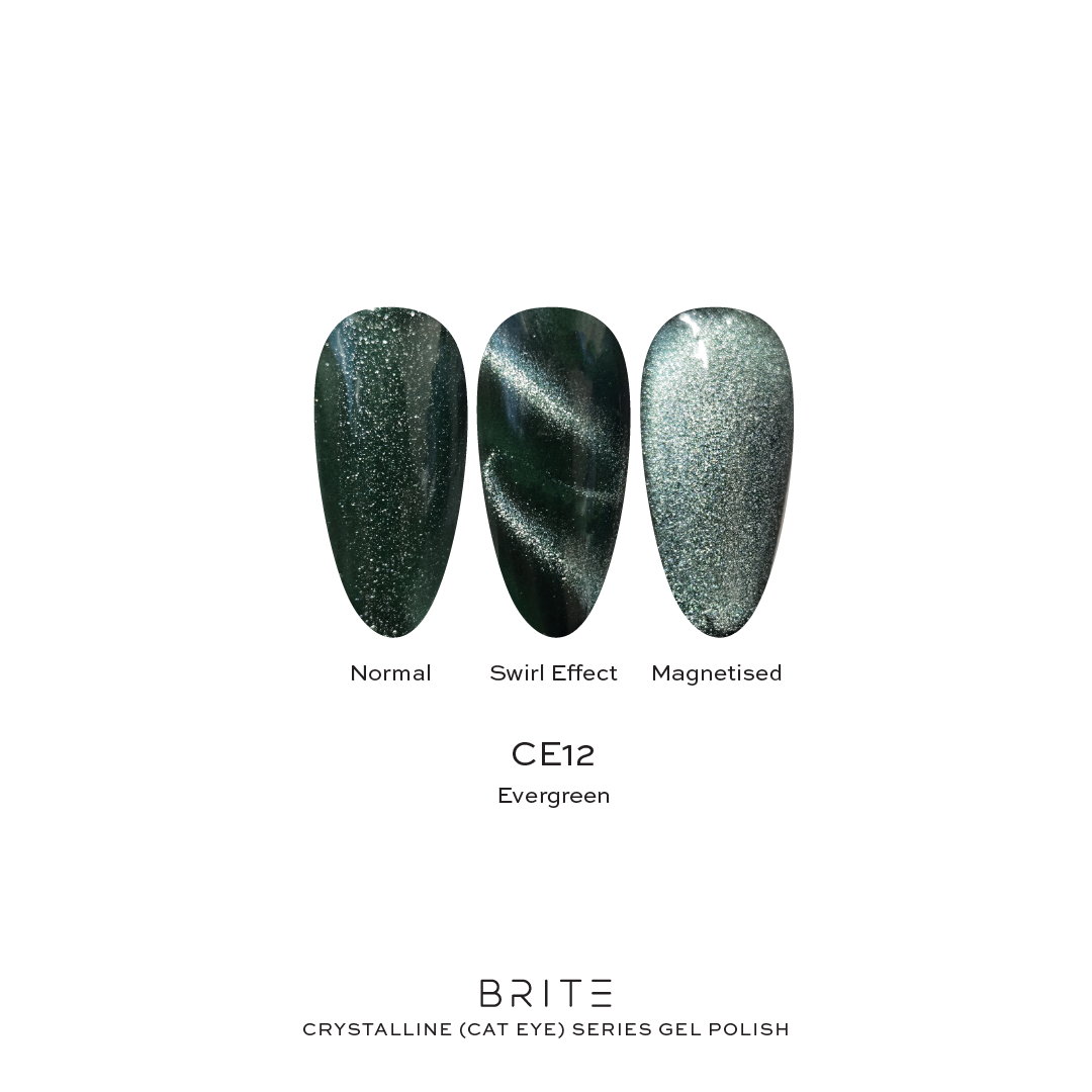 Brite Crystalline Cat Eye Gel Polish (CE7-CE22)
