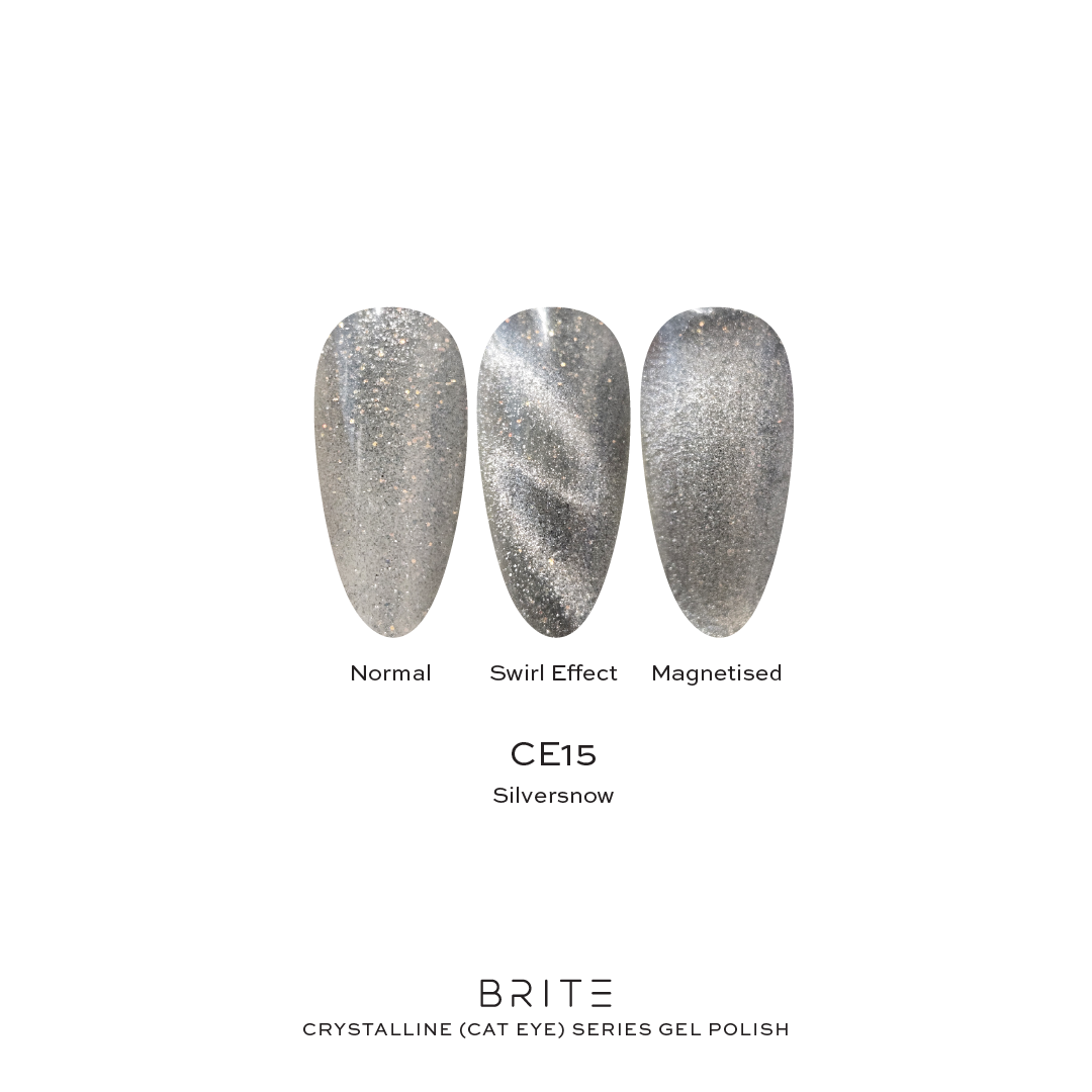 Brite Crystalline Cat Eye Gel Polish (CE7-CE22)