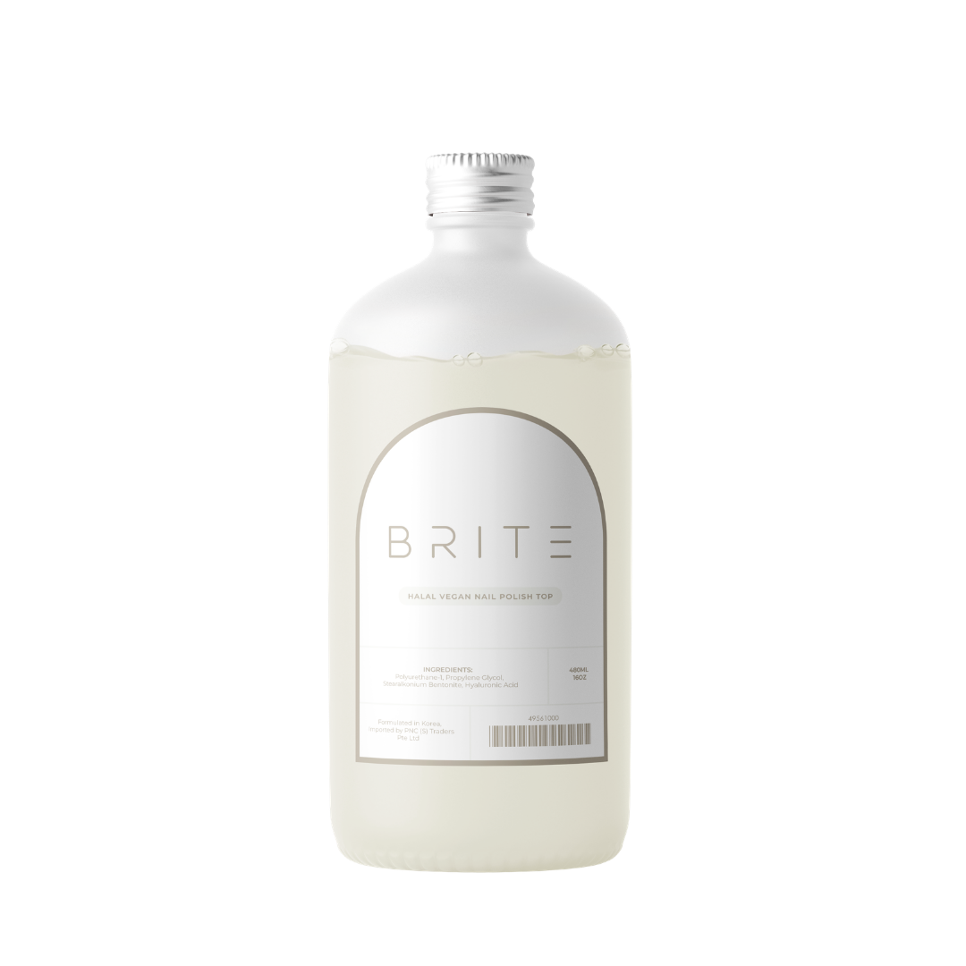 Brite Halal Vegan Nail Polish Top