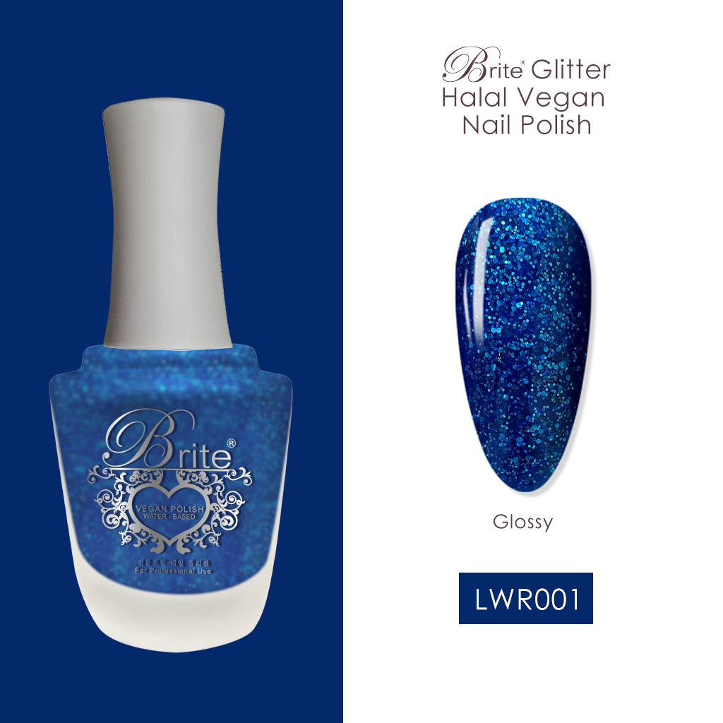 Brite Halal Vegan Nail Polish (Blue Series)