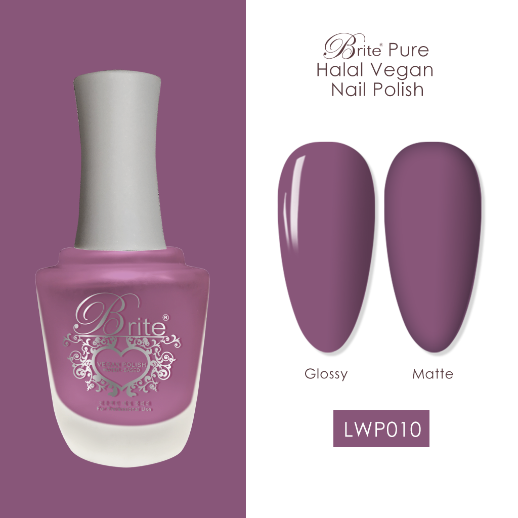 Brite Halal Vegan Nail Polish (Purple Series)