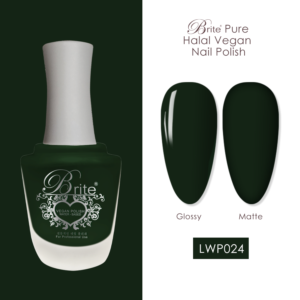 Brite Halal Vegan Nail Polish (Green Series)