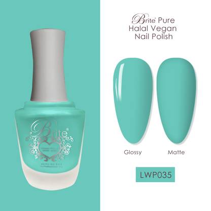 Brite Halal Vegan Nail Polish (Blue Series)