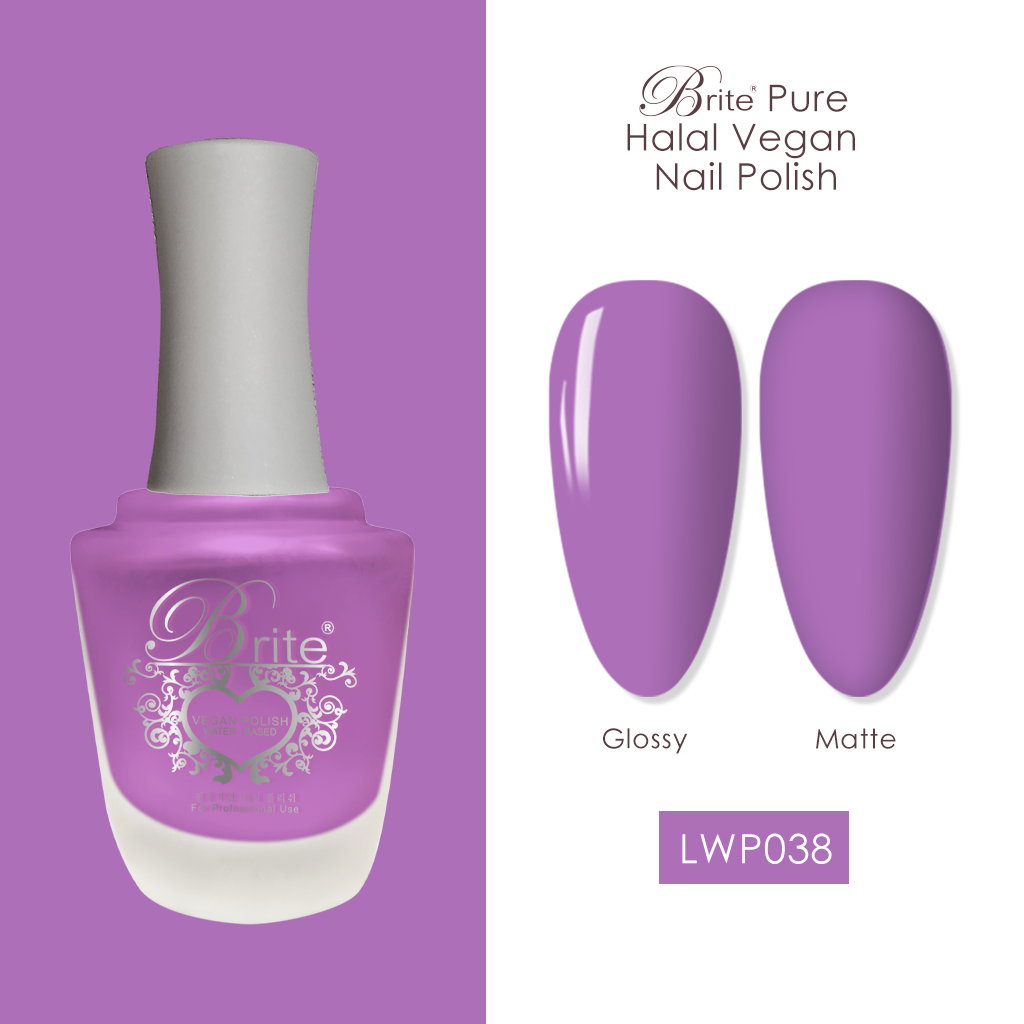 Brite Halal Vegan Nail Polish (Purple Series)