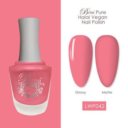 Brite Halal Vegan Nail Polish (Pink Series)