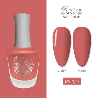 Brite Halal Vegan Nail Polish (Pink Series)