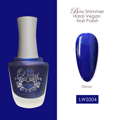 Brite Halal Vegan Nail Polish (Blue Series)