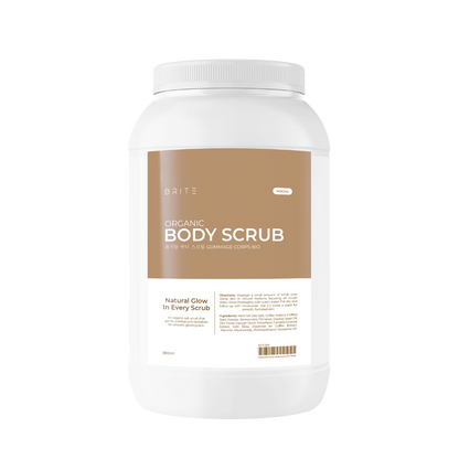 Brite Organic Body Scrub - Mocha (500ml/1 Gallon)