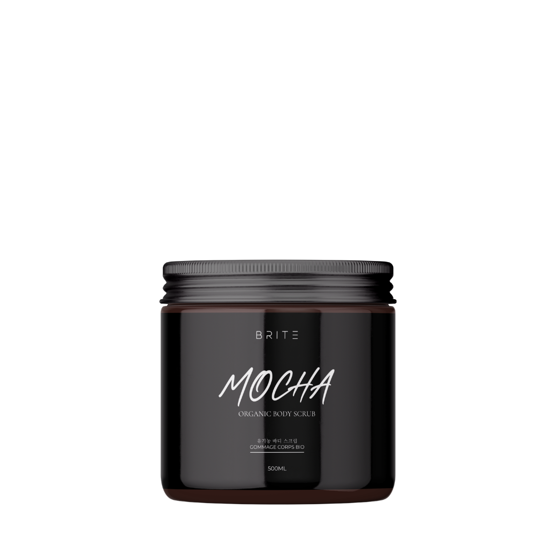 Brite Organic Body Scrub - Mocha (500ml/1 Gallon)