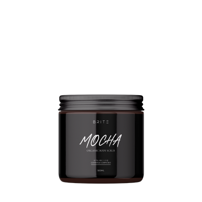 Brite Organic Body Scrub - Mocha (500ml/1 Gallon)