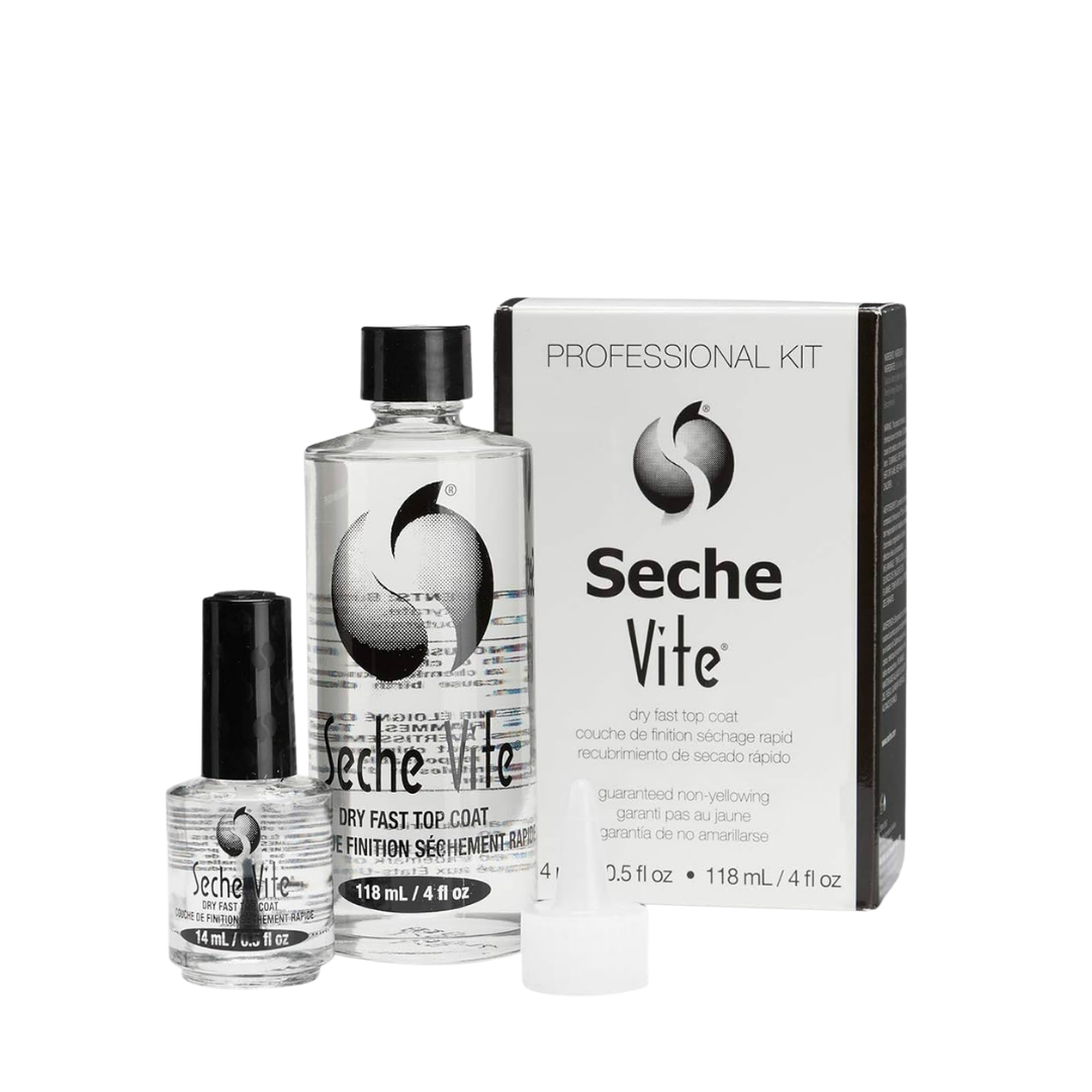 Seche Clear Pro Top Coat Refill Kit (14ml/14ml+118ml/480ml+4x14ml)