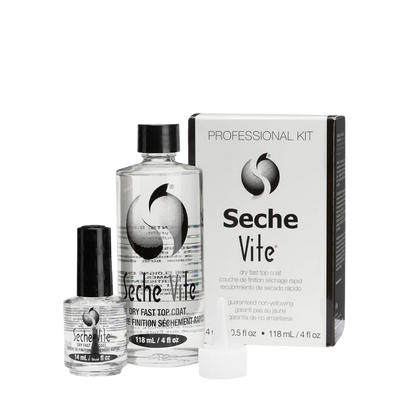 Seche Clear Pro Top Coat Refill Kit (14ml/14ml+118ml/480ml+4x14ml)