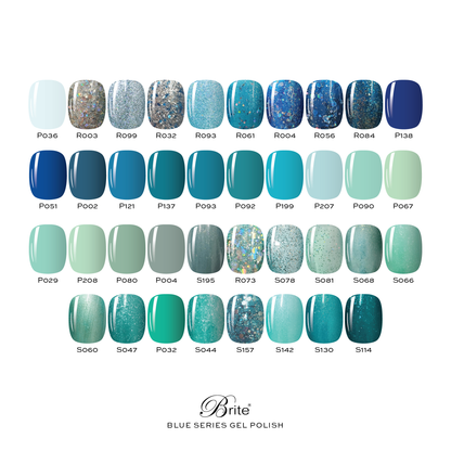 Brite Gel Polish (Blue Series)