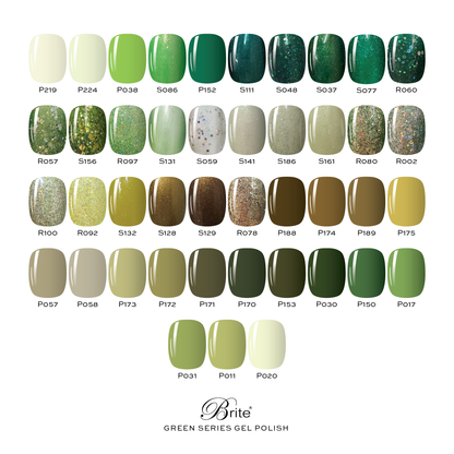 Brite Gel Polish (Green Series)