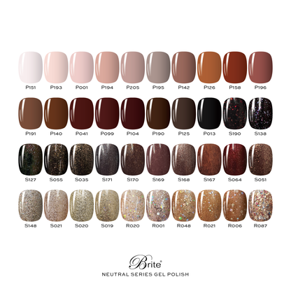 Brite Gel Polish (Neutral Series)