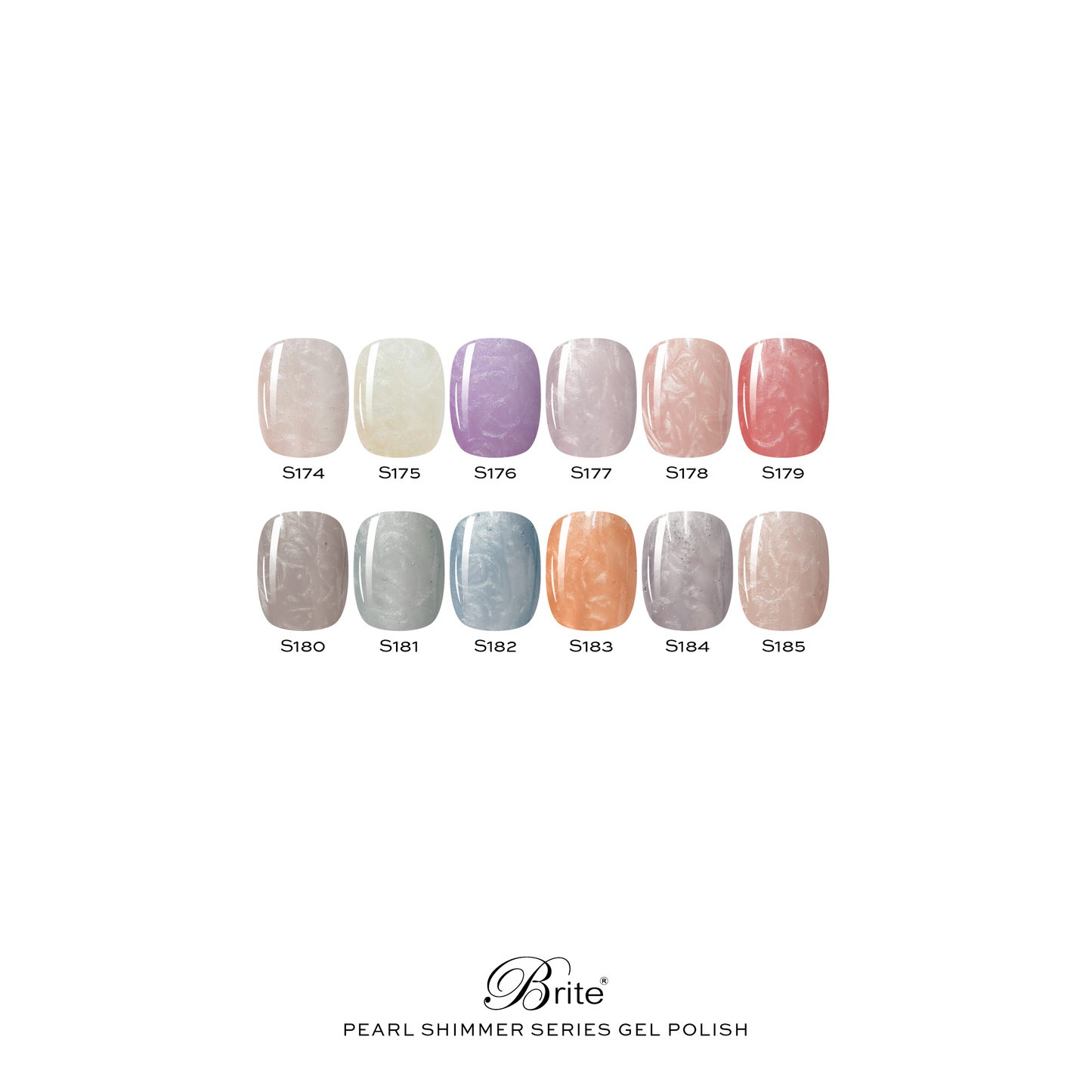 Brite Gel Polish (Pearl Series)