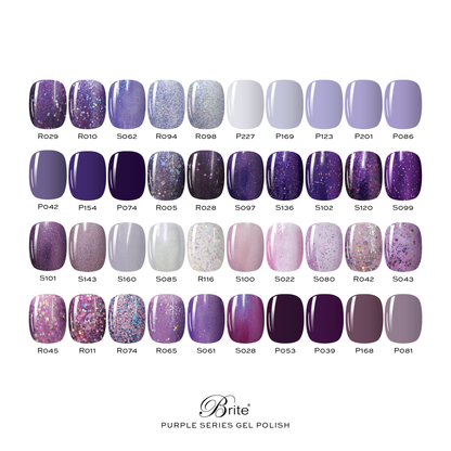 Brite Gel Polish (Purple Series)