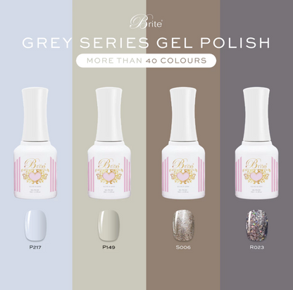 Brite Gel Polish (Grey Series)