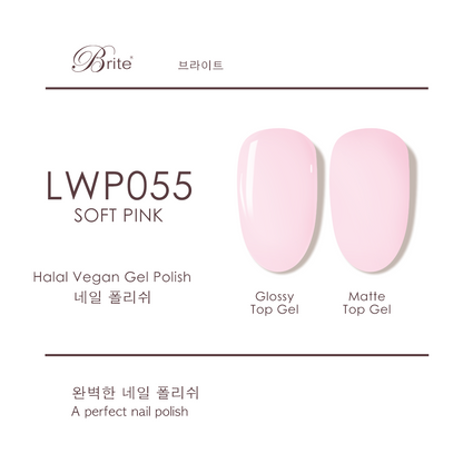 Brite Halal Vegan Nail Polish Gen 2 (Pink & Nudes Series)