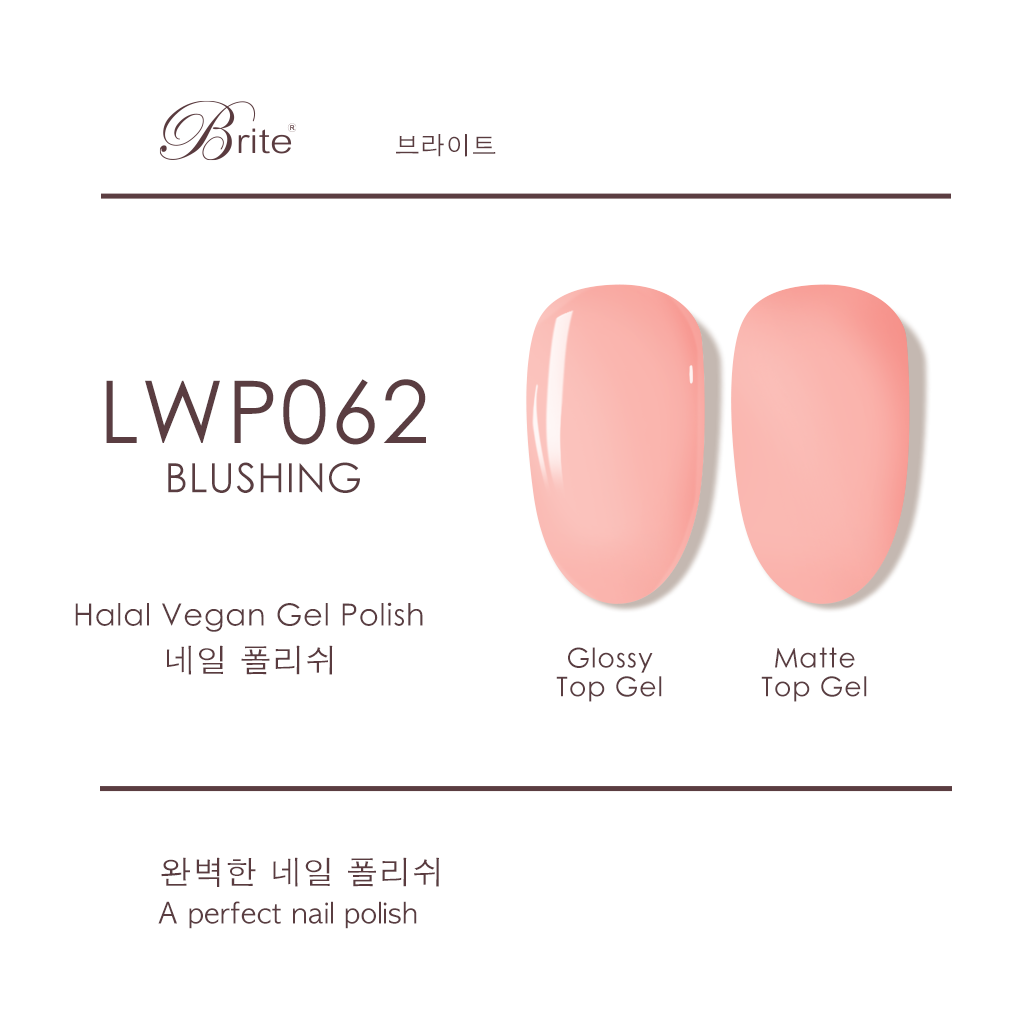 Brite Halal Vegan Nail Polish Gen 2 (Pink & Nudes Series)