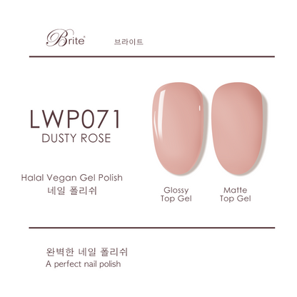 Brite Halal Vegan Nail Polish Gen 2 (Pink & Nudes Series)