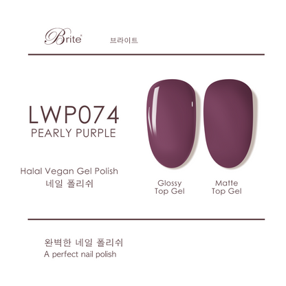 Brite Halal Vegan Nail Polish Gen 2 (Purples & Blue Series)