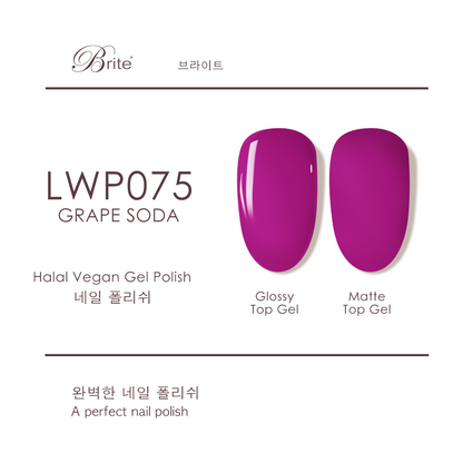 Brite Halal Vegan Nail Polish Gen 2 (Purples & Blue Series)