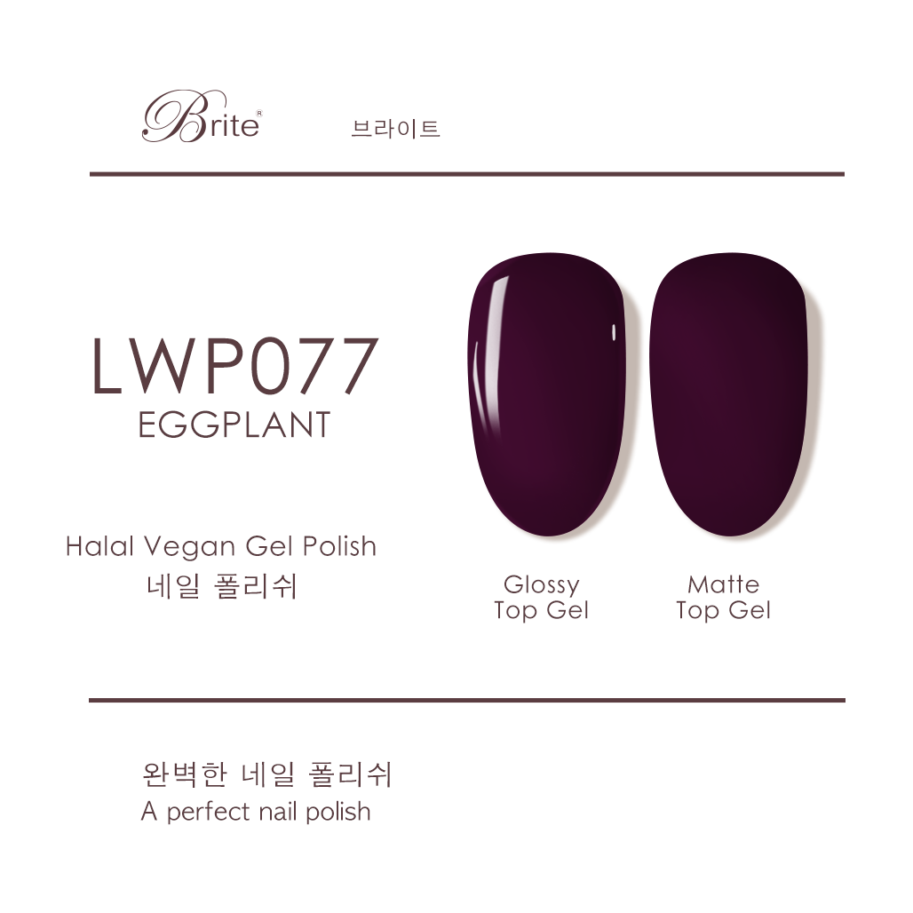 Brite Halal Vegan Nail Polish Gen 2 (Purples & Blue Series)