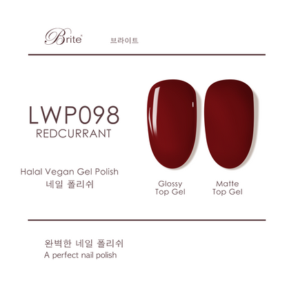 Brite Halal Vegan Nail Polish Gen 2 (Red, Orange & Brown Series)